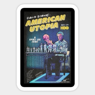 American Utopia - Blue Variant Sticker